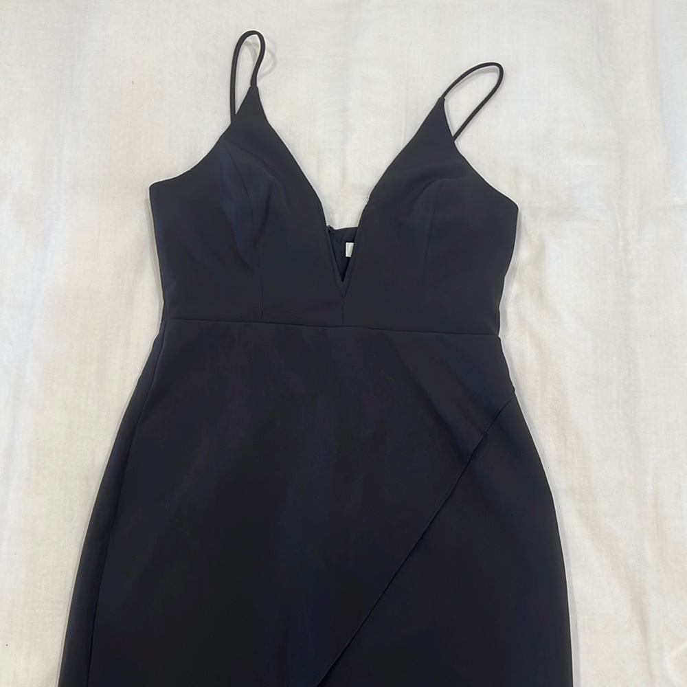 Black midi dress, size 4